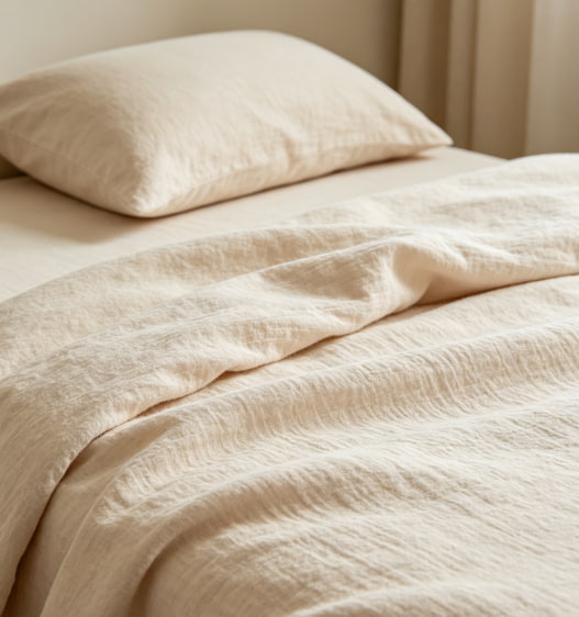 Brushed cotton bedding