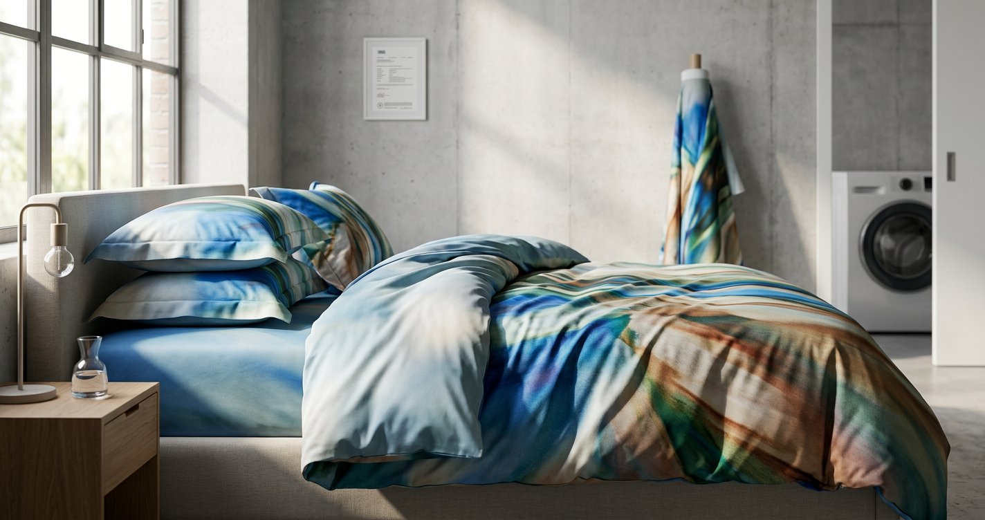 Digital printed bedding set